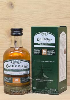 Ballechin 10 Jahre mit 46,0% 200ml Flasche - Heavily Peated Single Malt scotch Whisky from Edradour Distillery